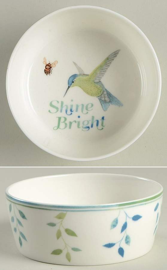 Butterfly Meadow Sentiment Bowl by Lenox-1