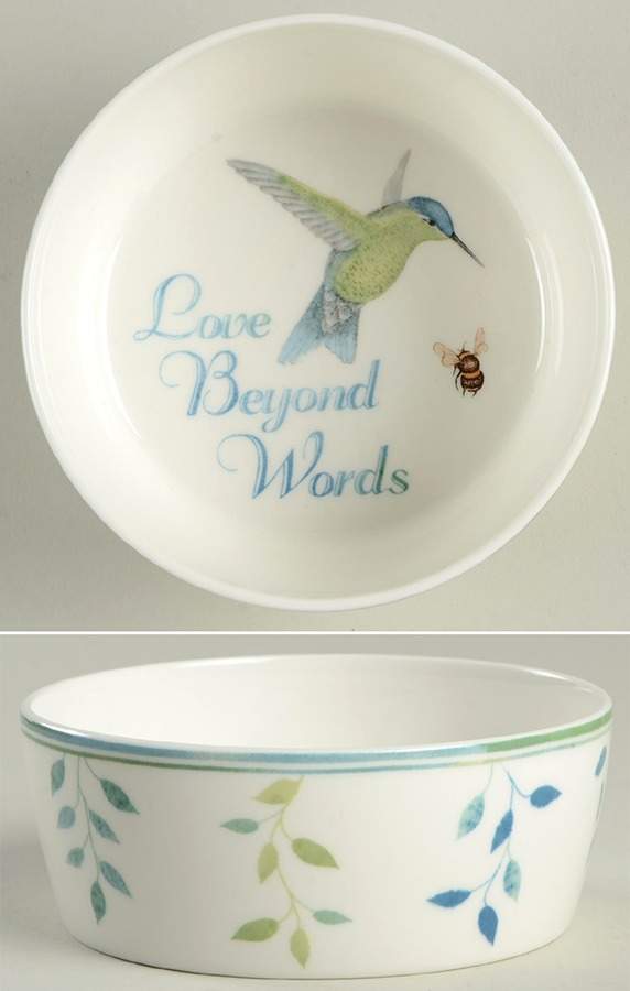 Butterfly Meadow Sentiment Bowl by Lenox-1