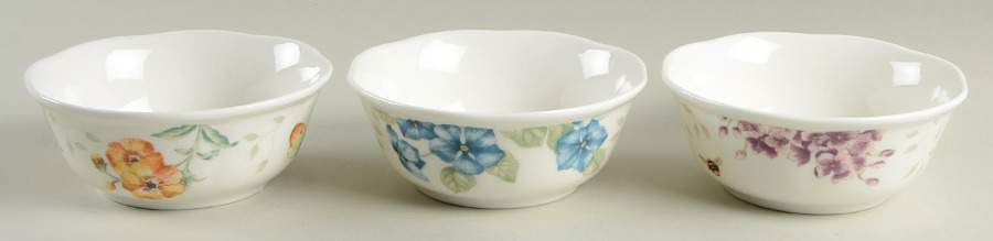 Butterfly Meadow Mini 4" Prep Bowl - Set of 3 Motifs by Lenox-1