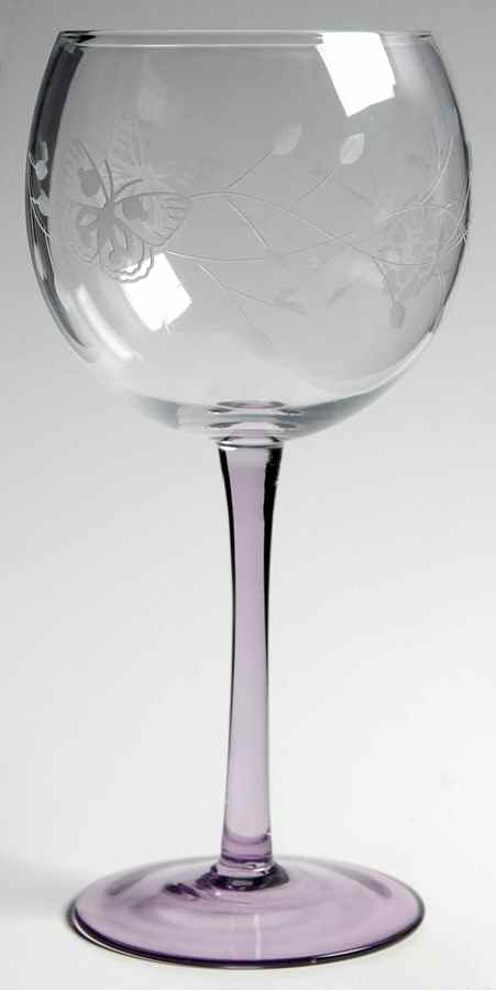 Butterfly Meadow Glassware Wine Balloon by Lenox-1