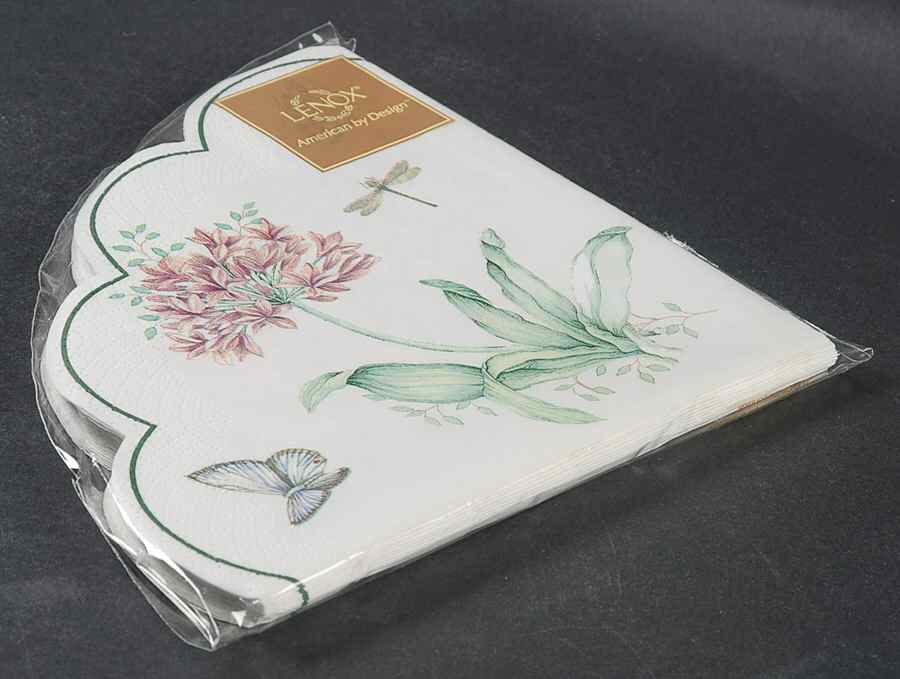 Butterfly Meadow (Package of 12) Paper Rondo Napkins by Lenox-1