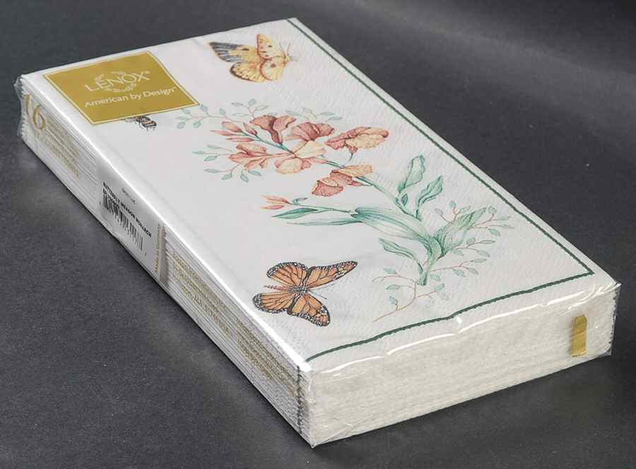 Butterfly Meadow Package of Paper Guest Towel Napkins by Lenox-1