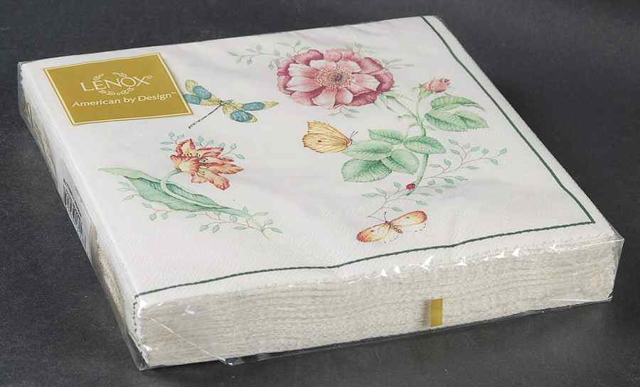 Butterfly Meadow Package of Paper Luncheon Napkins by Lenox-1