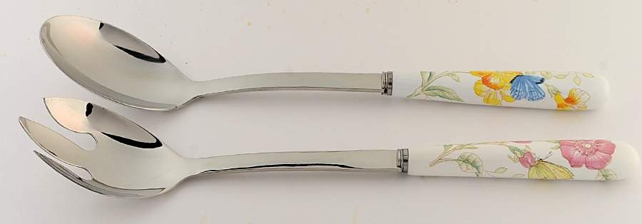 Butterfly Meadow (2 Piece) Salad Set with Stainless Bowl by Lenox-1