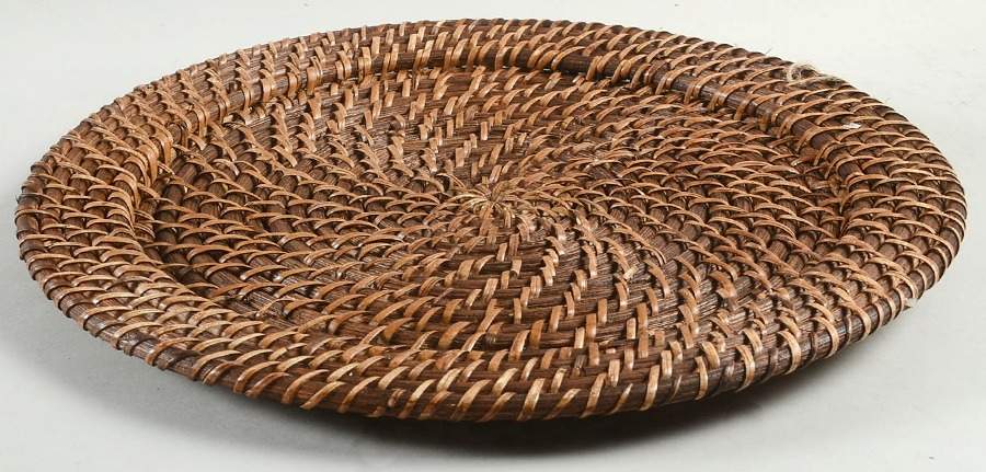 Butterfly Meadow Rattan Charger/Service Plate by Lenox-1