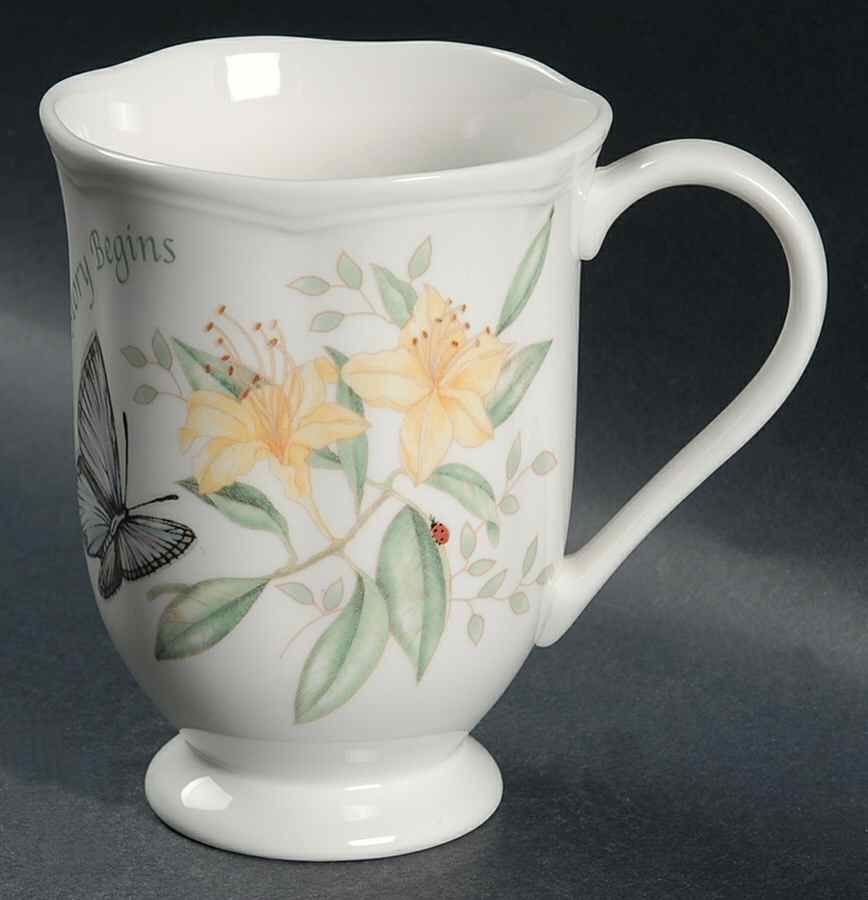 Butterfly Meadow Sentiment Mug by Lenox-1