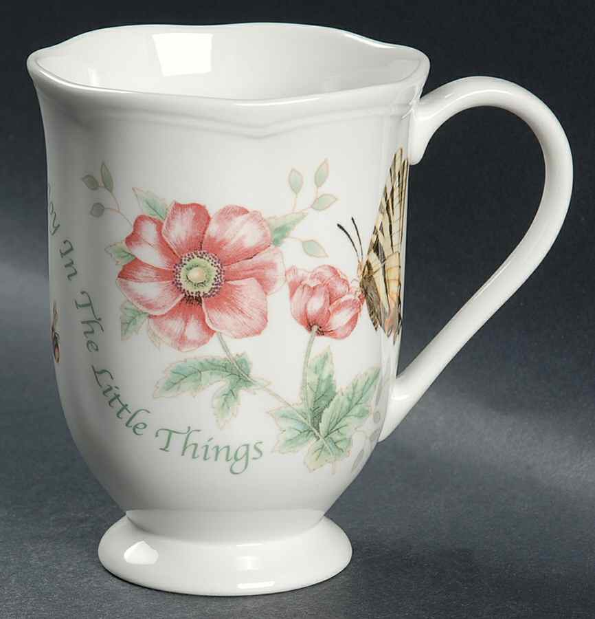 Butterfly Meadow Sentiment Mug by Lenox-1