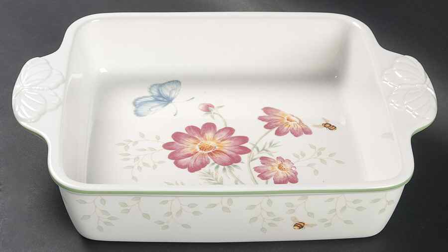 Butterfly Meadow 10" Square Baker by Lenox-1