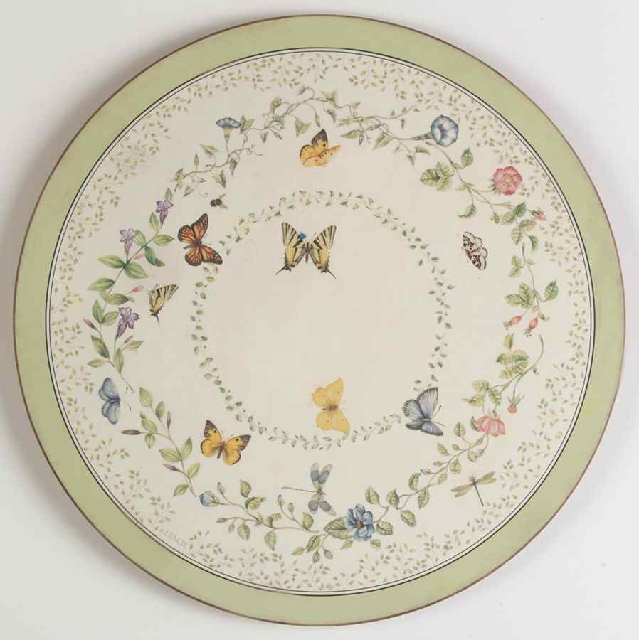Butterfly Meadow Round Cork Back Trivet by Lenox-1