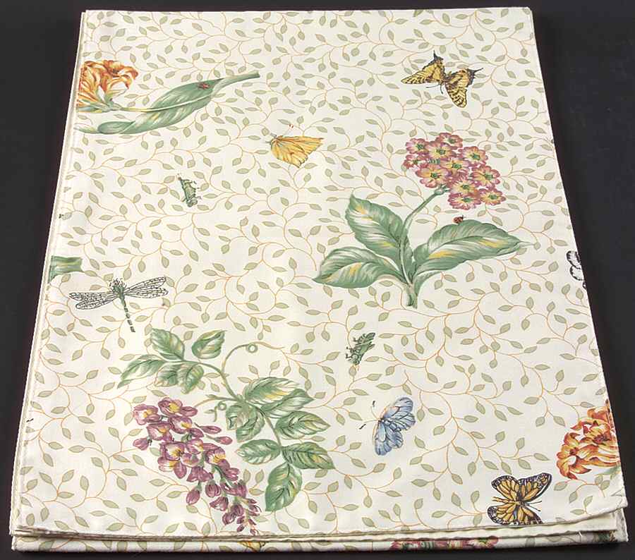 Butterfly Meadow 13" X 61" Cloth Table Runner by Lenox-1