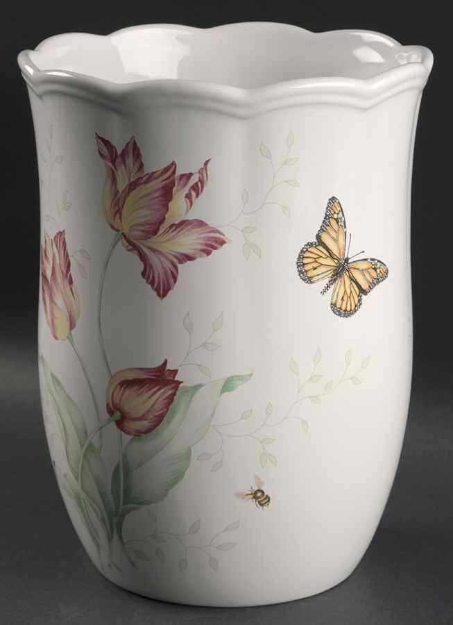Butterfly Meadow China Waste Basket by Lenox-1