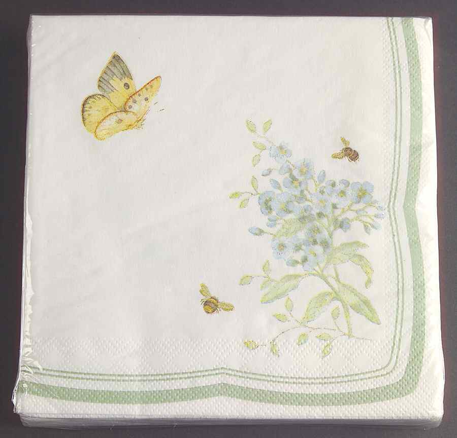 Butterfly Meadow Package of Paper Luncheon Napkins by Lenox-1