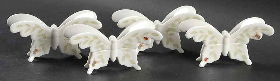 Butterfly Meadow Small Placard/Place Card Holder - Set of 4 by Lenox-1