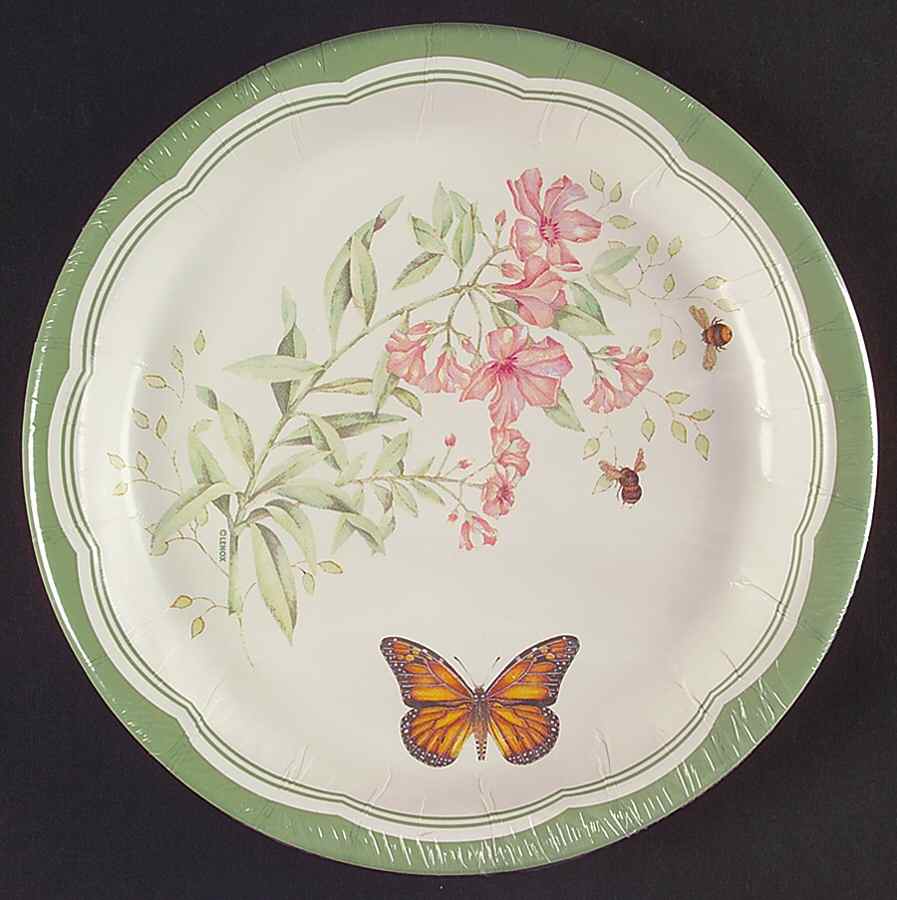 Butterfly Meadow Package of 12 - Paper Salad Plate by Lenox-1