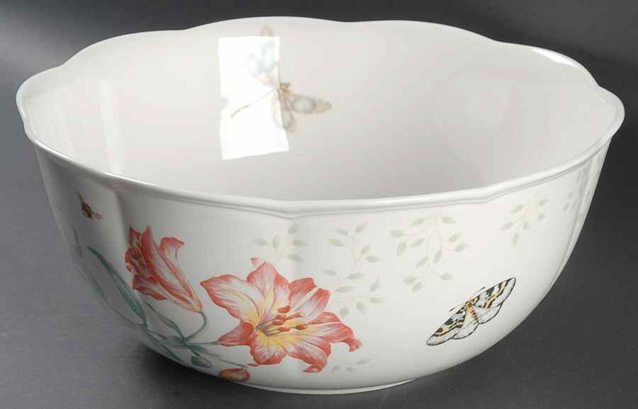Butterfly Meadow 11" Large Salad Serving Bowl by Lenox-1