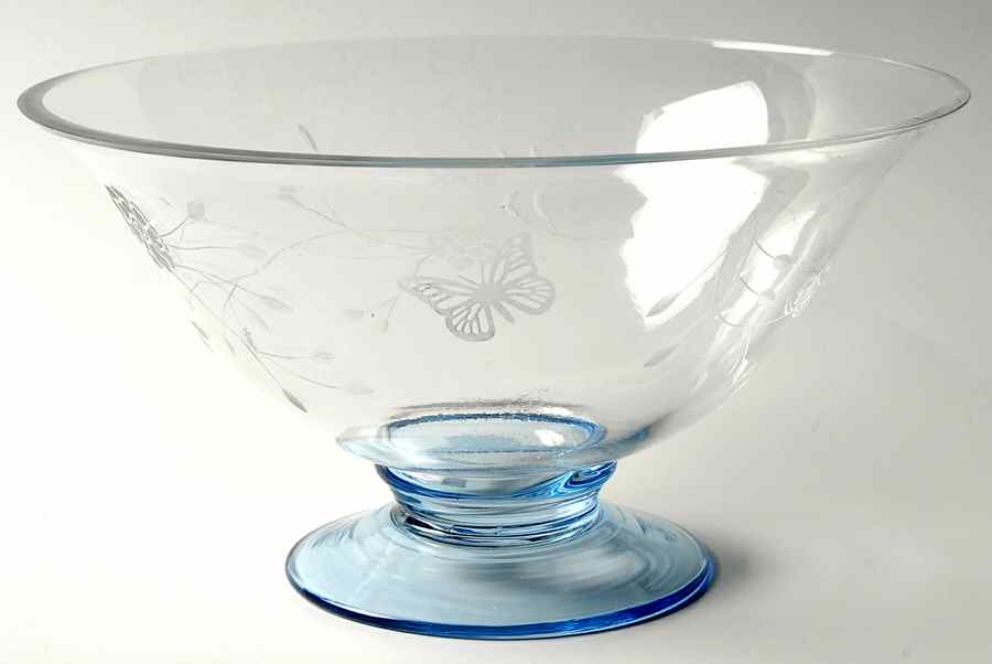 Butterfly Meadow 9" Footed Glassware Bowl by Lenox-1