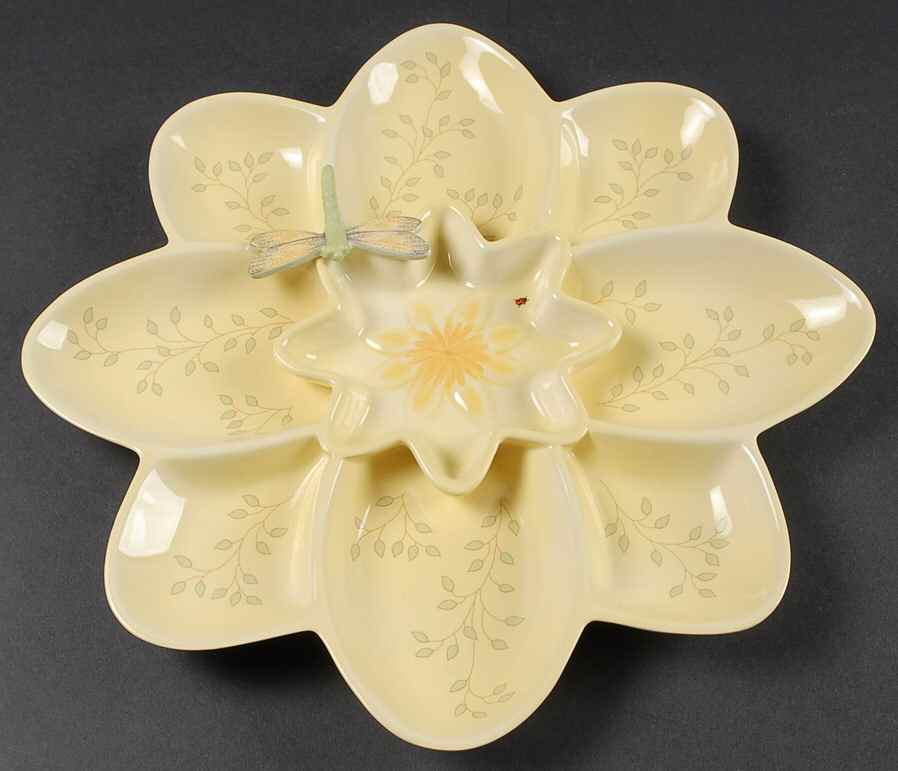 Butterfly Meadow Sectioned Figural Server by Lenox-1