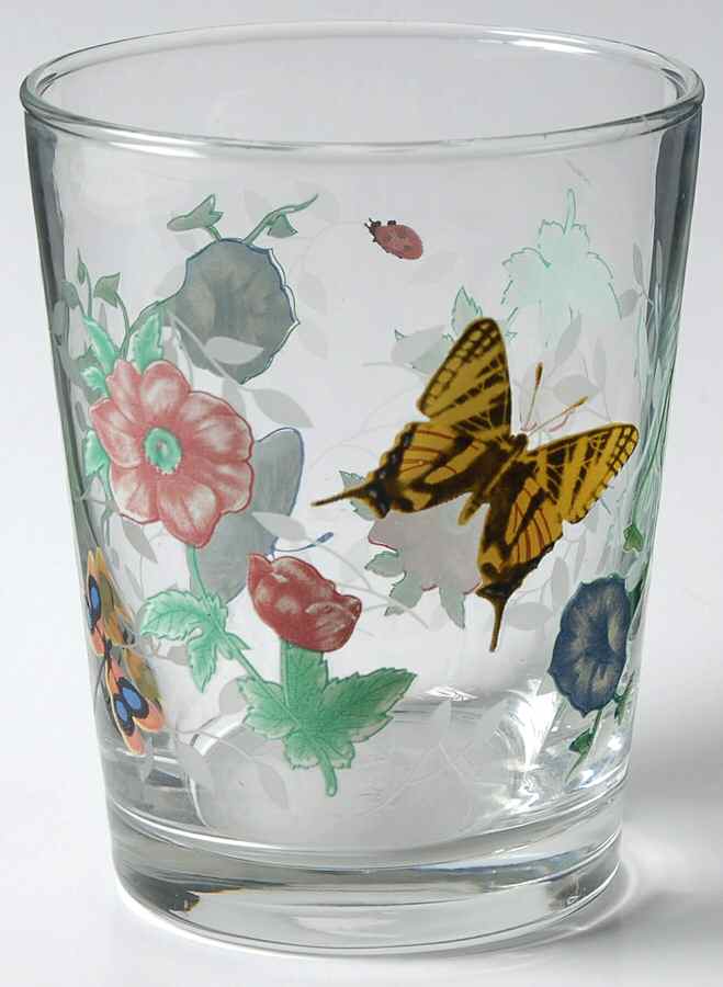 Butterfly Meadow 16 Oz Glass Double Old Fashioned by Lenox-1