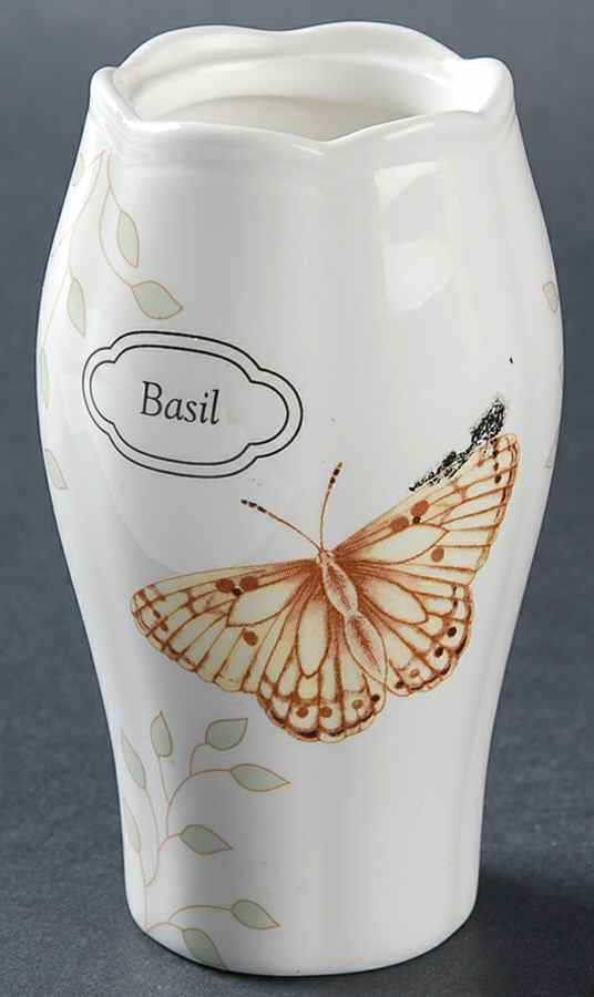 Butterfly Meadow Basil Spice Jar No Lid by Lenox-1