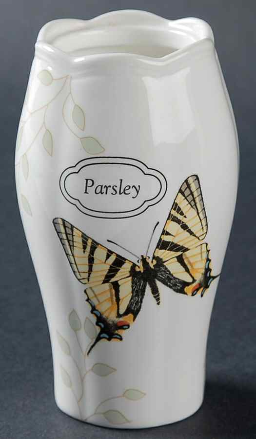 Butterfly Meadow Parsley Spice Jar No Lid by Lenox-1