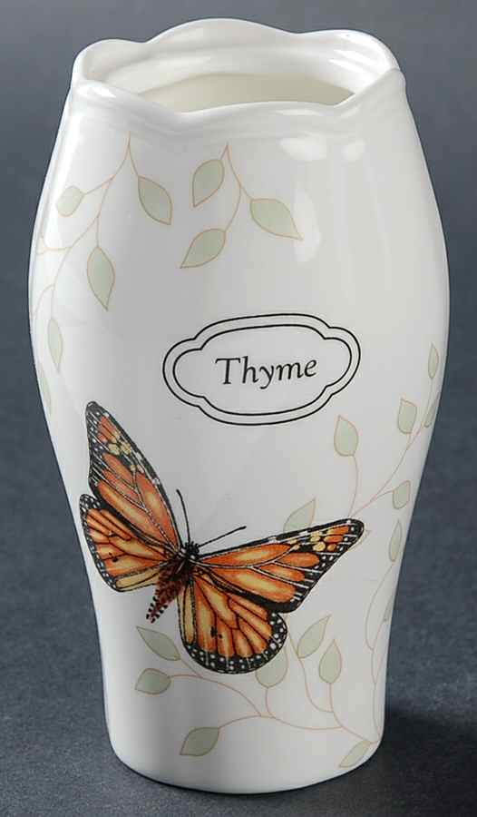 Butterfly Meadow Thyme Spice Jar No Lid by Lenox-1