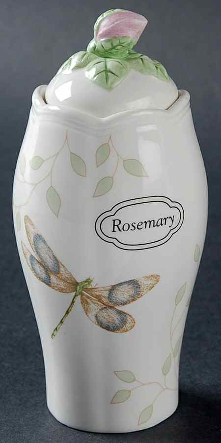 Butterfly Meadow Rosemary Spice Jar & Lid by Lenox-1
