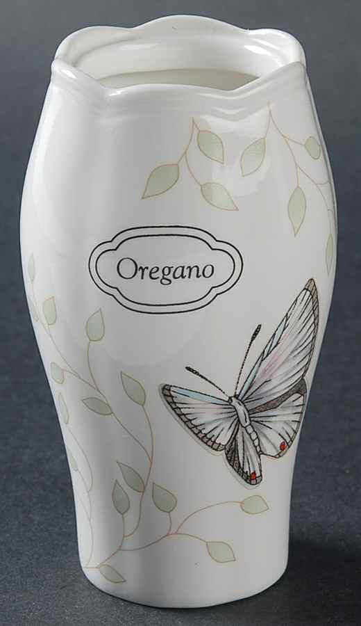 Butterfly Meadow Oregano Spice Jar No Lid by Lenox-1