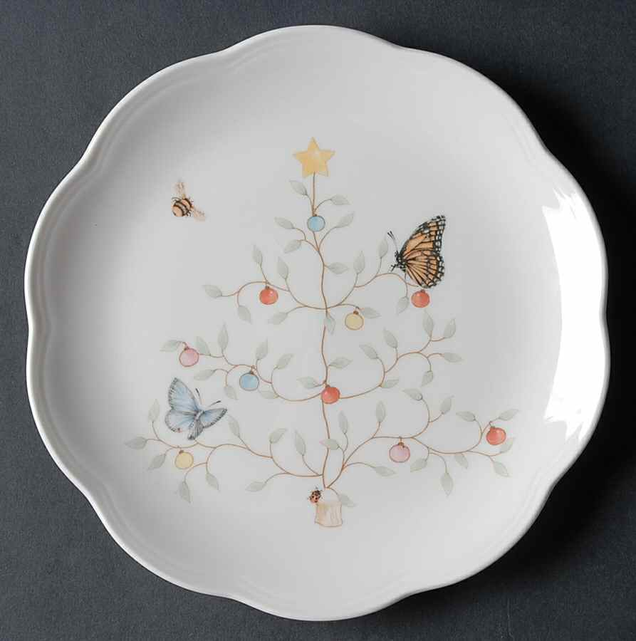 Butterfly Meadow Holiday DessertPie Plate by Lenox-1