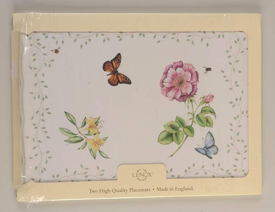 Butterfly Meadow (Set of 2) Corkboard Placemat by Lenox-1