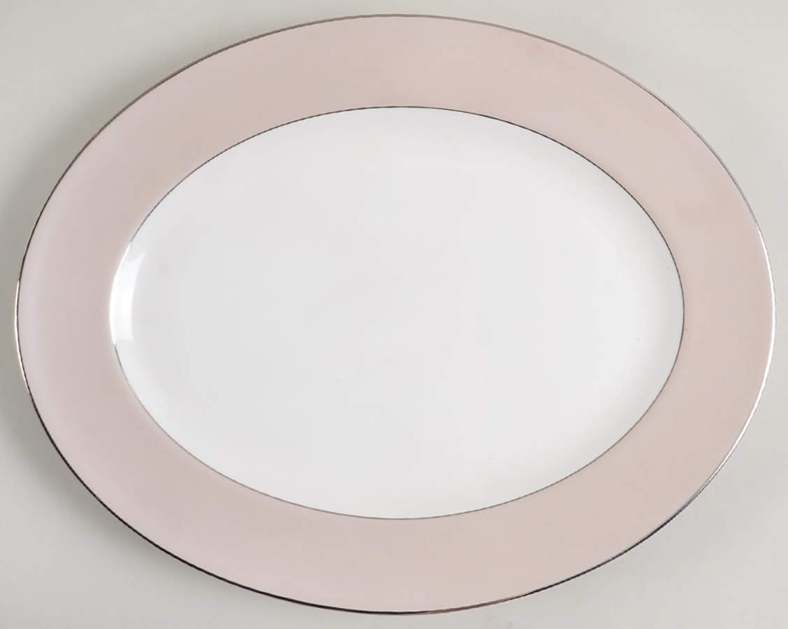 Federal Platinum Frost 13" Oval Serving Platter by Lenox-1