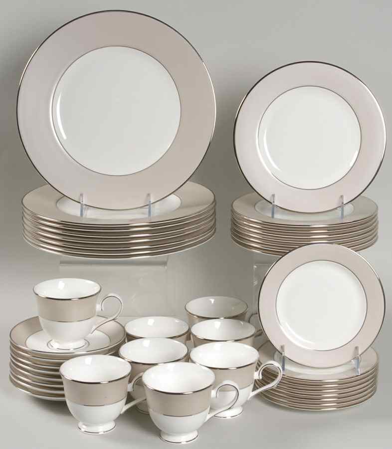 Federal Platinum Frost 40 Piece Set by Lenox-1