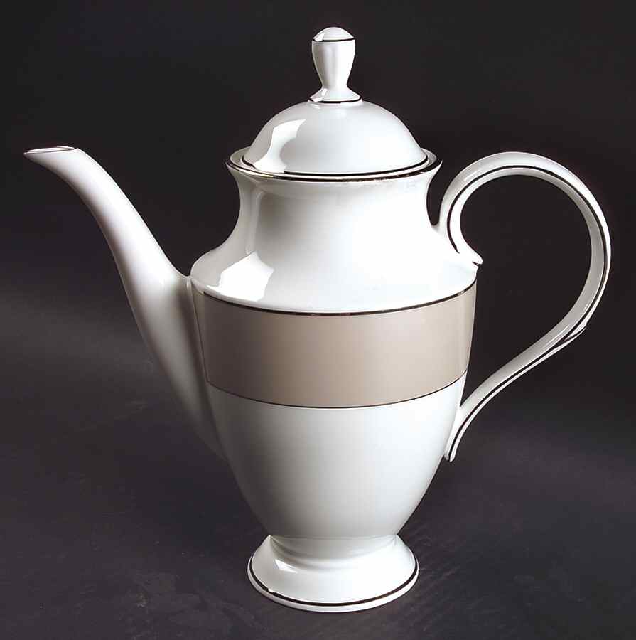 Federal Platinum Frost Coffee Pot & Lid by Lenox-1