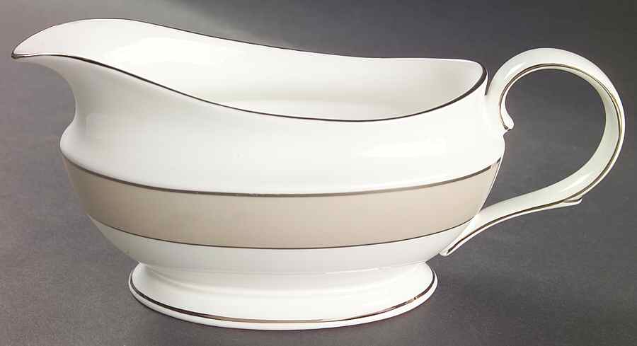 Federal Platinum Frost Gravy Boat by Lenox-1