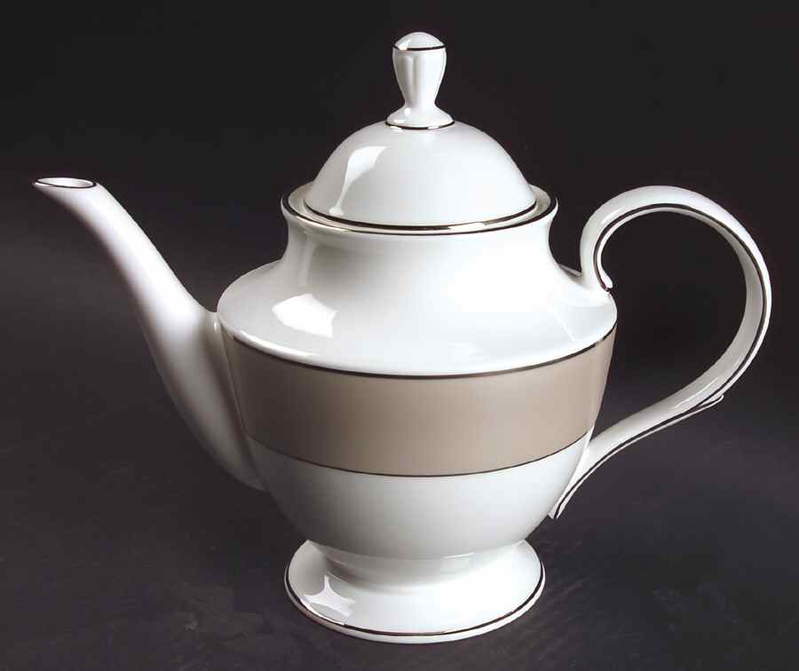 Federal Platinum Frost Teapot & Lid by Lenox-1