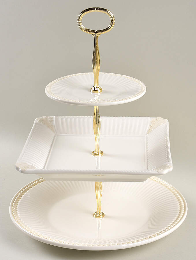 Butler's Pantry 13 7/8"-14 1/4" 3-Tiered Serving Tray(DP,SP,BB) HC by Lenox-1