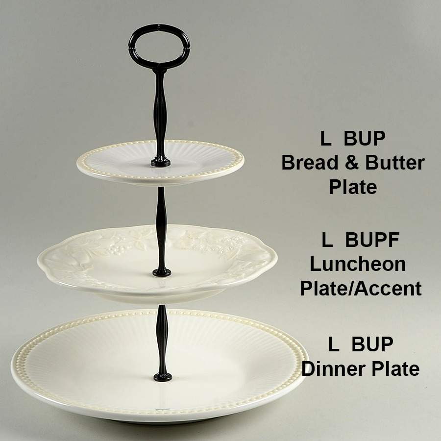 Butler's Pantry Mixed/Match 3 Tier Serving Tray by Lenox-1