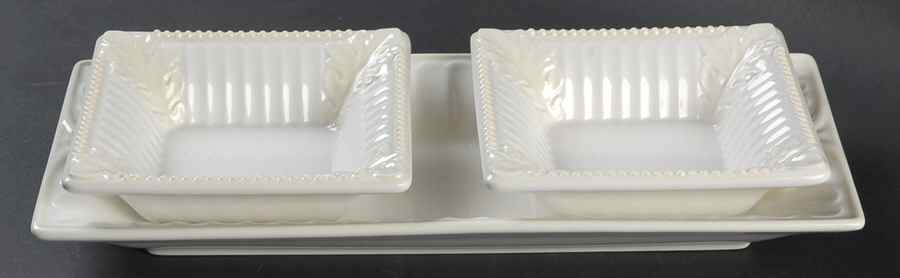 Butler's Pantry 3-Piece Hors d'Oevre (Tray and 2 Bowls) by Lenox-1