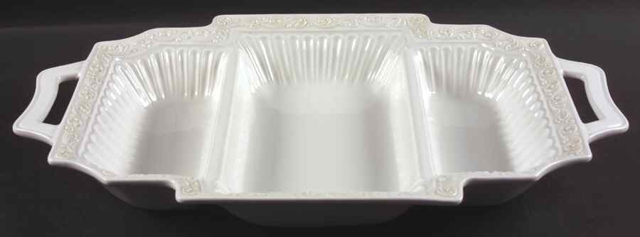 Butler's Pantry 3-Part Rectangular Divided Server by Lenox-1