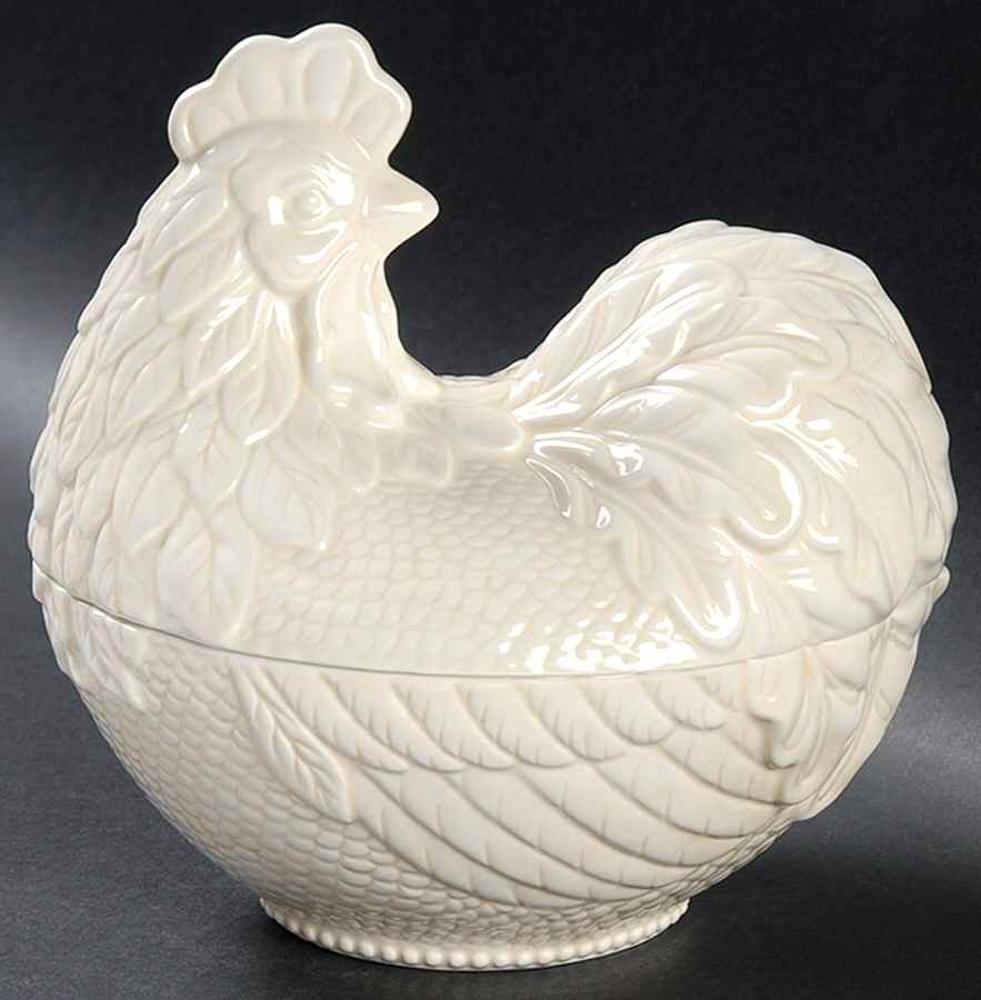 Butler's Pantry Figural Candy Box & Lid by Lenox-1
