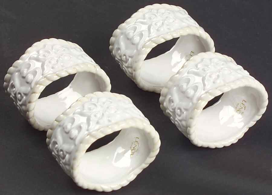 Butler's Pantry Napkin Ring - Set of 4 by Lenox-1