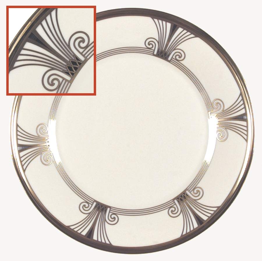Eternal Deco Accent Luncheon Plate by Lenox-1