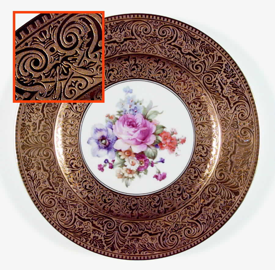LEG19 Dinner Plate by F Legrand & Cie-1