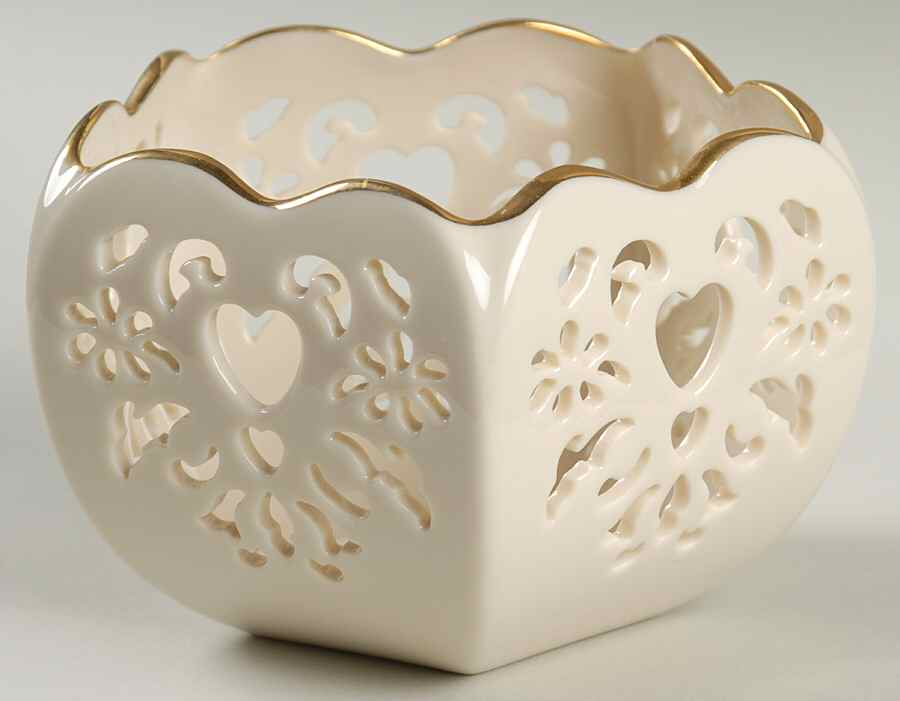 Eternal Hearts Collection Votive Candleholder by Lenox-1