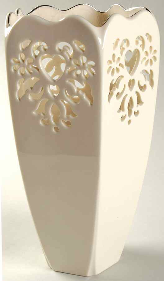 Eternal Hearts Collection 10" Vase by Lenox-1