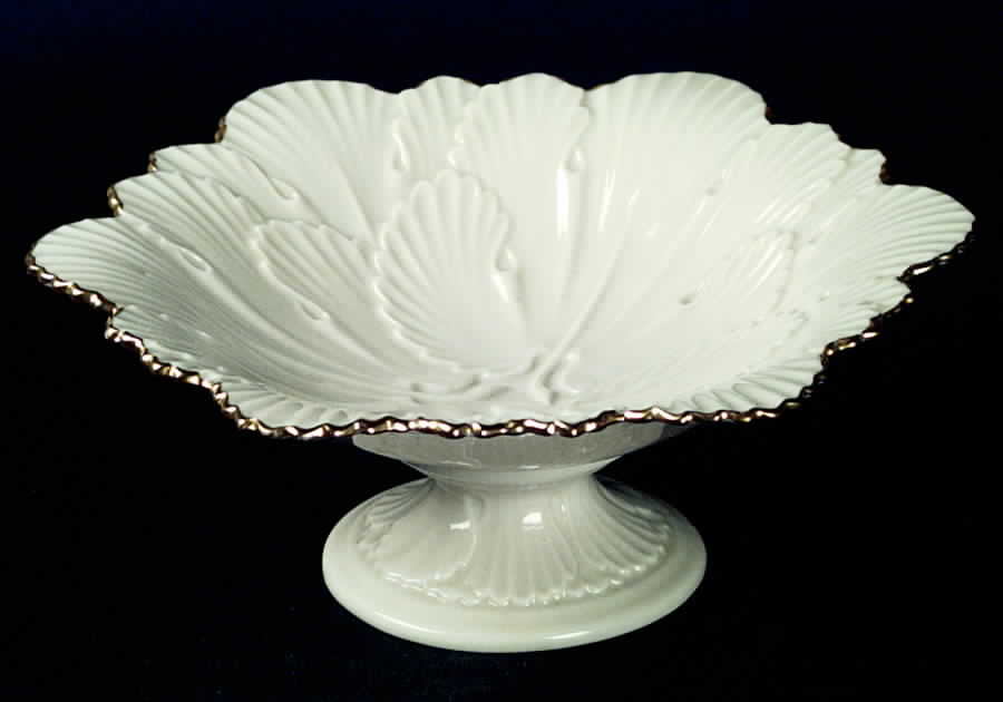 Arbor Collection (Petal Embossed) Round Compote (Height X Width) by Lenox-1