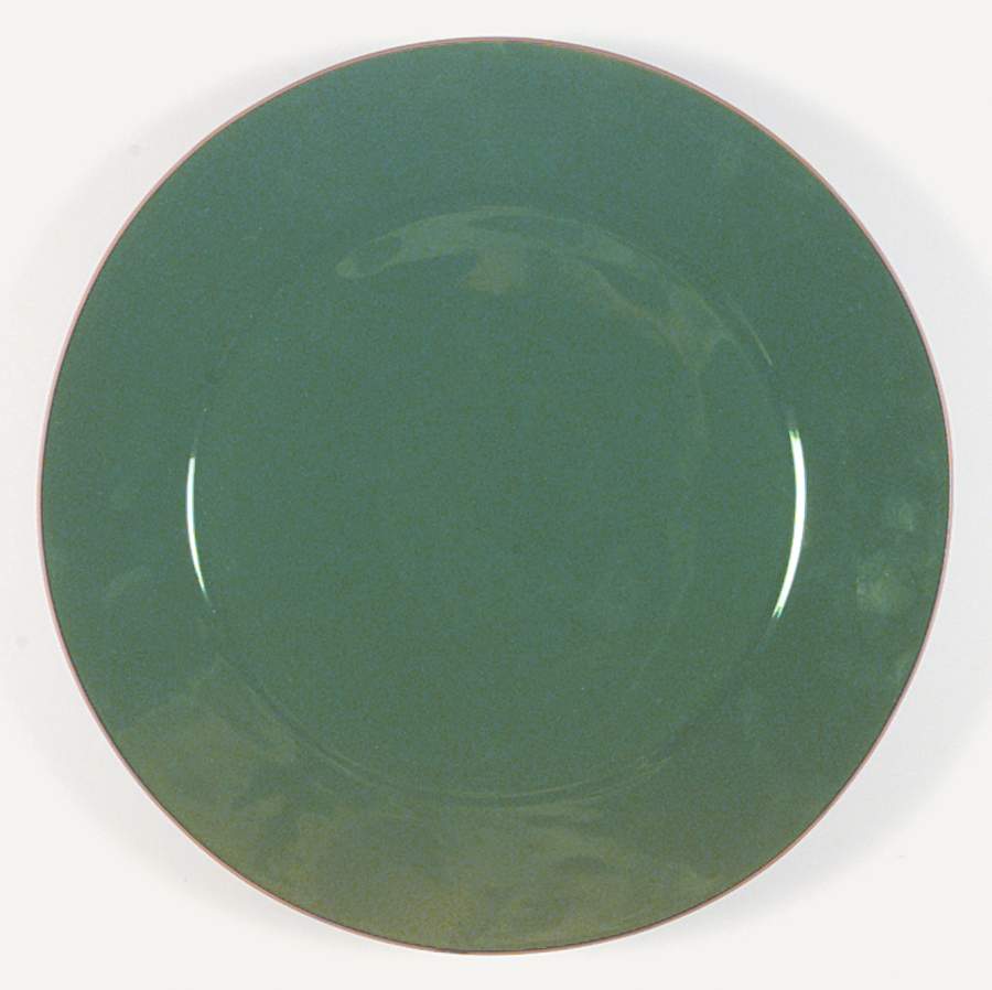 Simply Tulips Terra Cotta (Green) Service Plate (Charger) by Lenox-1