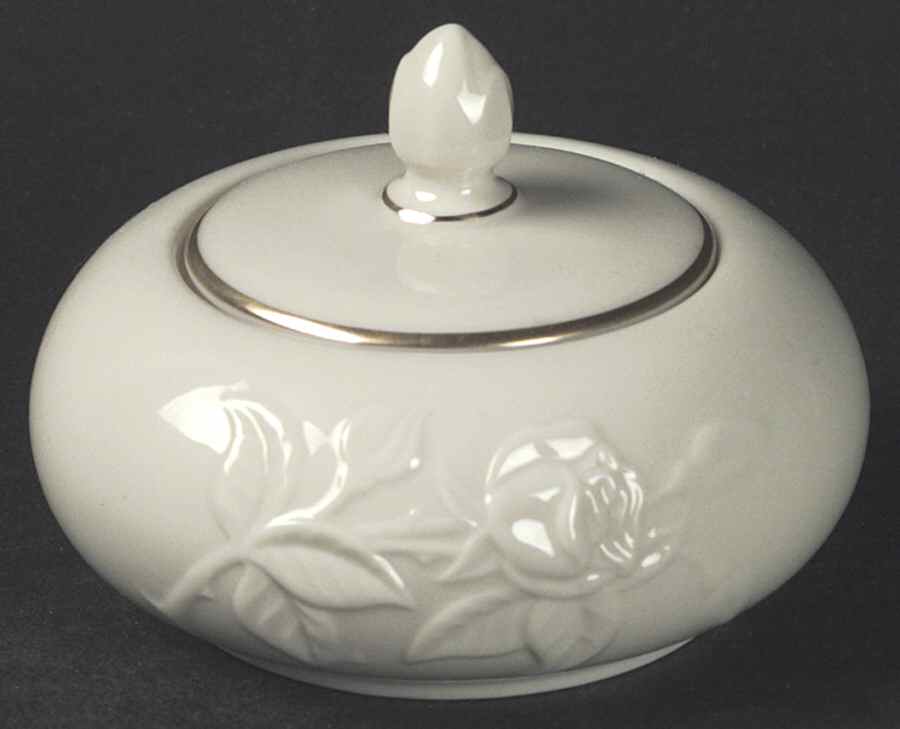 Rosebud Collection Round Box & Lid by Lenox-1