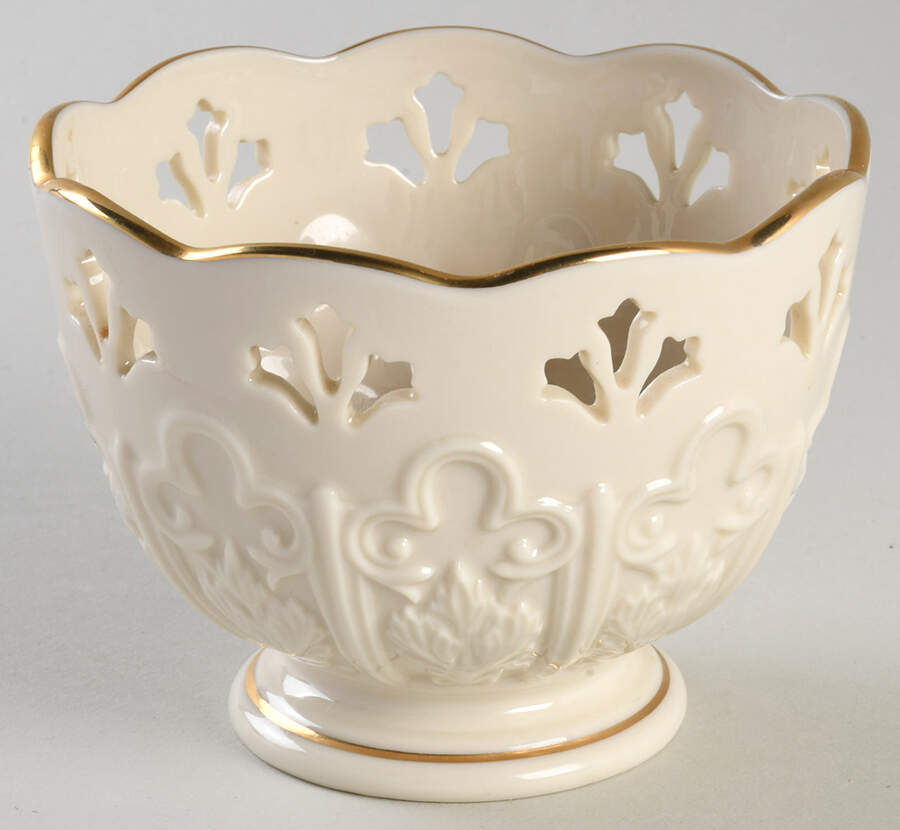 Fleur De Lis Collection Pierced Treat Bowl by Lenox-1