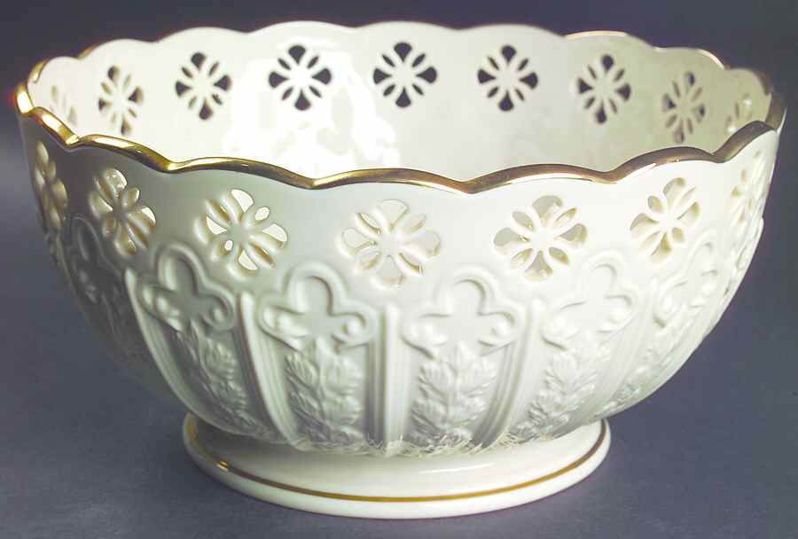 Fleur De Lis Collection 10" Pierced Round Bowl by Lenox-1