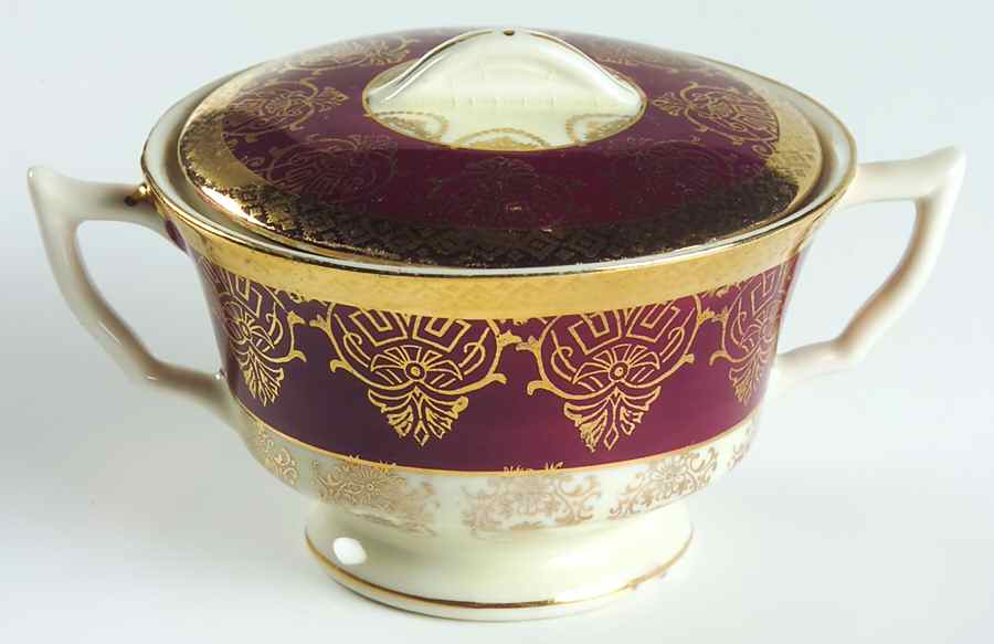 LP7 Sugar Bowl & Lid by La Petite China-1
